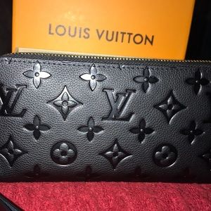 Black Logo Checkbook Wallet